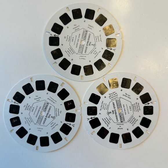 View-Master The Christmas Story Bible Story Vintage 3 Reel Set and Story Booklet - Picture 2 of 10
